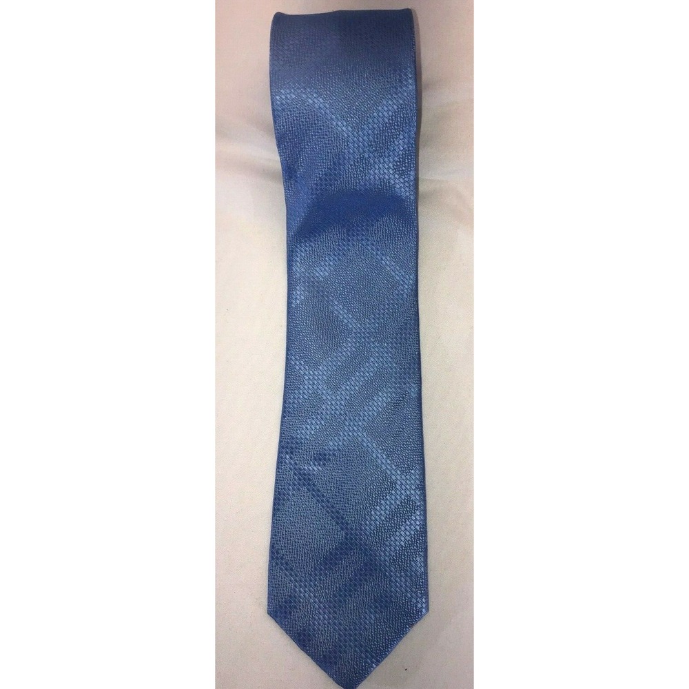 NOS Men's Collections Solid Light Blue‎ Polyester Neck Tie 58" Length